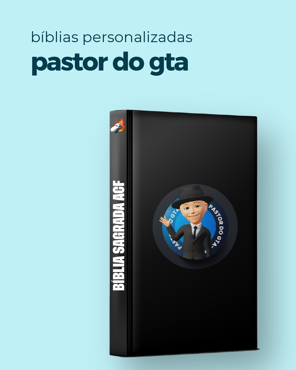 Capa de Bíblia Pastor do Gta