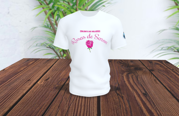Camiseta Branca Grupo Rosas de Saron